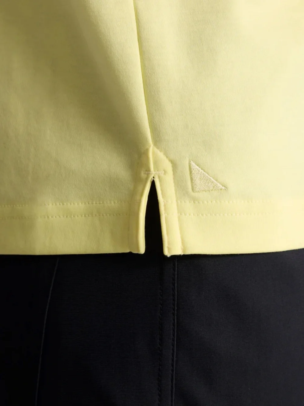 UNTUCKit Damaschino Short Sleeve Polo Yellow